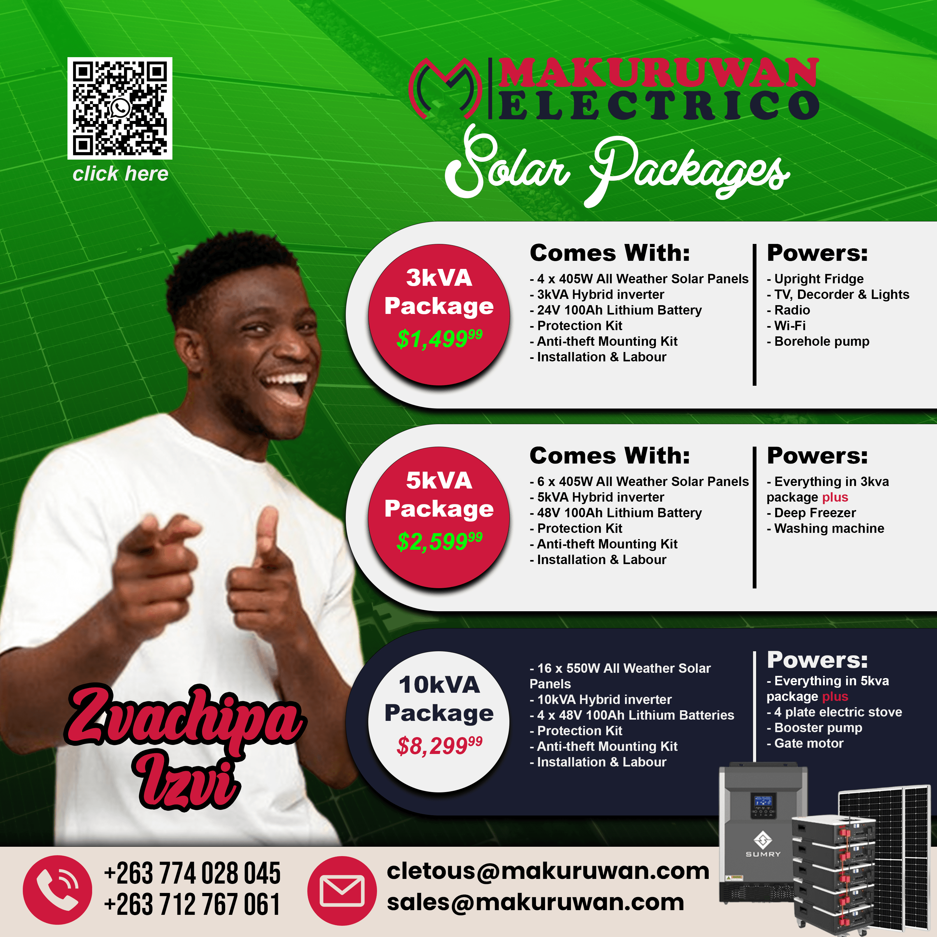 Makuruwan showcase Makuruwan Electrico flyer design