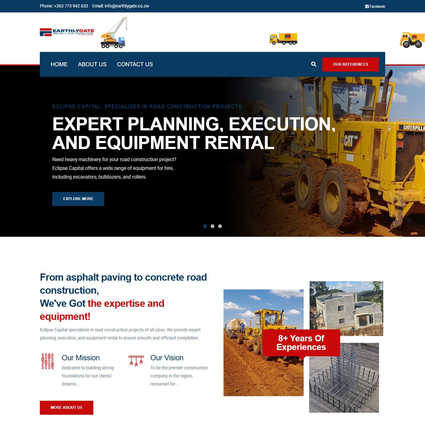 Makuruwan showcase Earthly Gate website project