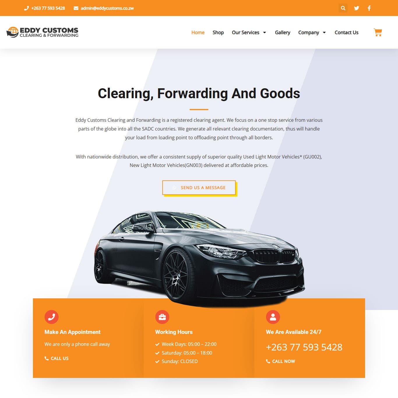 Makuruwan showcase Eddy Customs website project