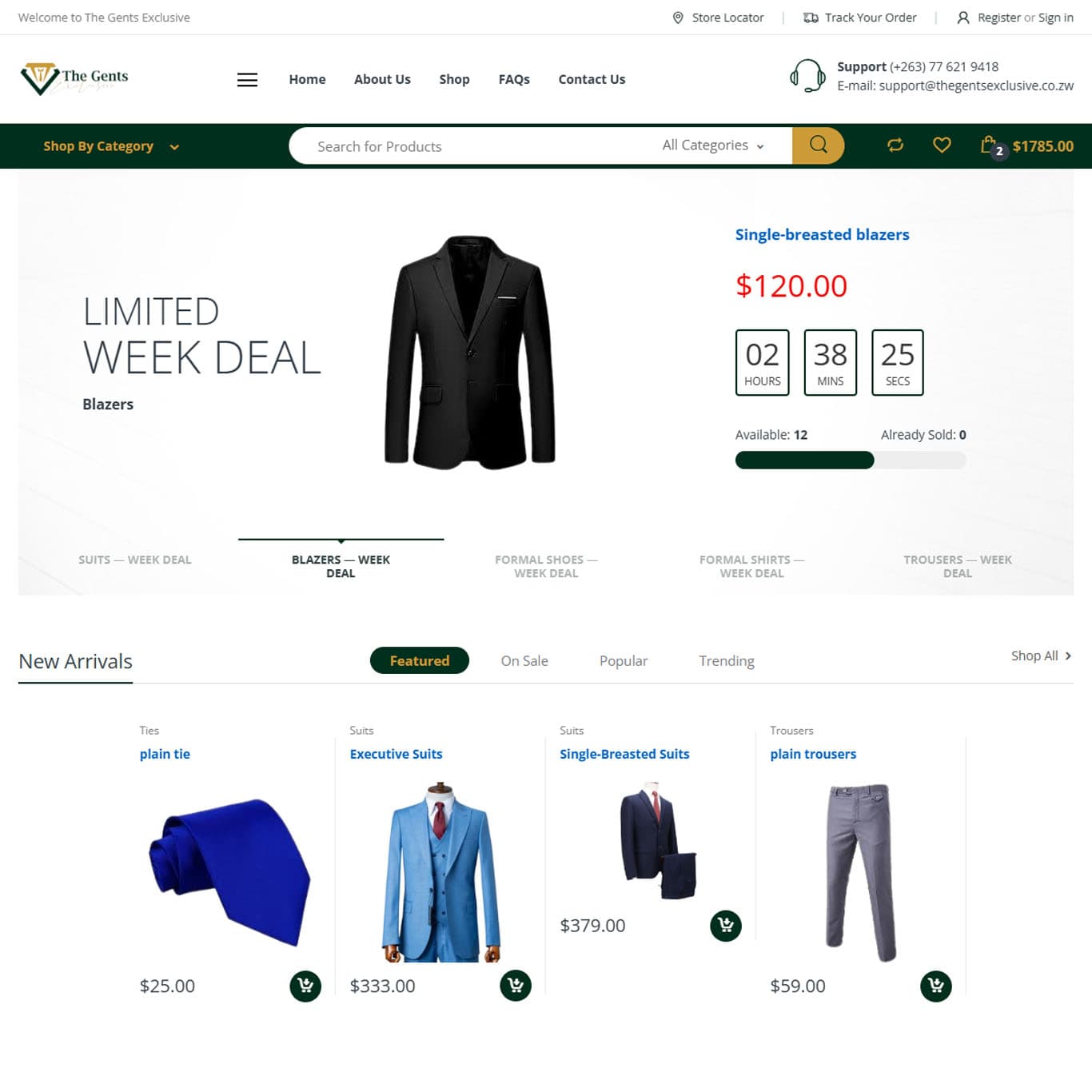 Makuruwan showcase The Gents Exclusive website project